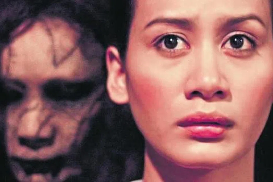 AKAN DATANG: Salah satu adegan filem seram Jwanita lakonan Marsha. - Foto MARSHA MILAN LONDOH