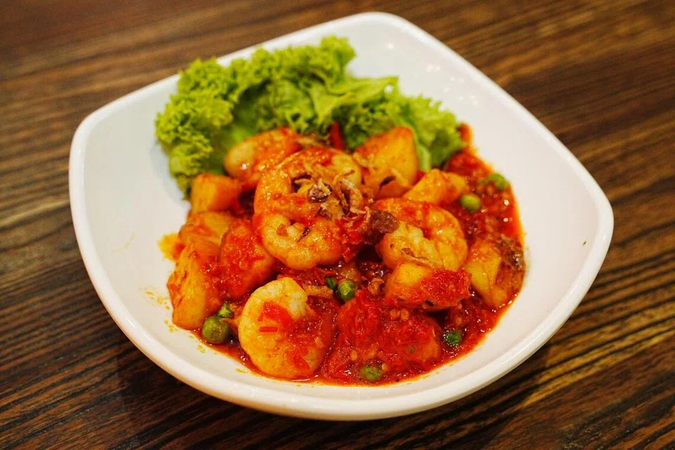 ‘Sambal Udang Kentang’ dijual pada harga $12.50. 