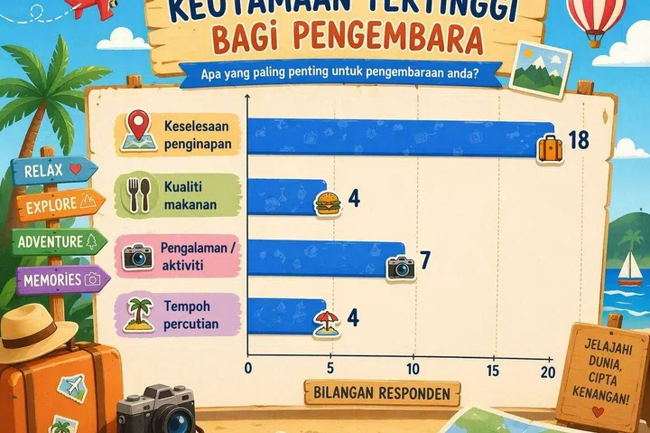 Pelancong muda boleh berjimat, tetapi tak sanggup kompromi dari aspek penginapan yang selesa. 