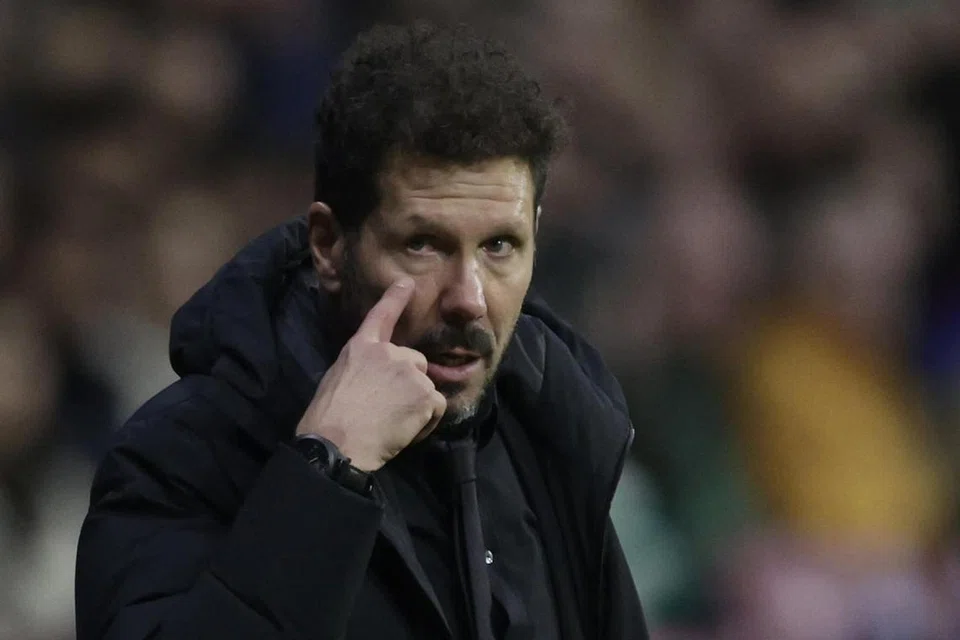 SAMBUNG KONTRAK: Diego Simeone telah menyambung kontrak bersama Atletico Madrid sehingga Jun 2027.