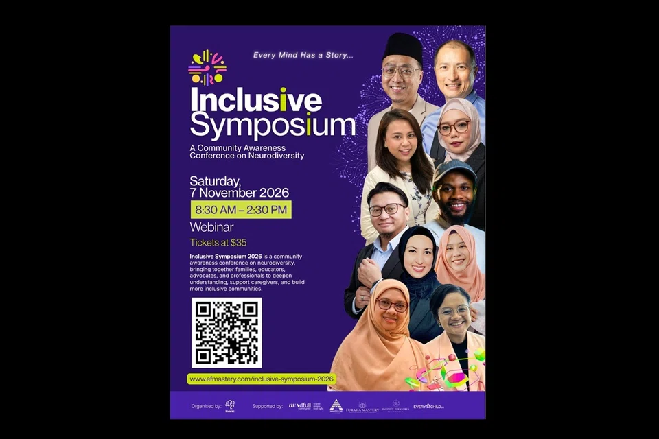 Simposium Inklusif akan diadakan dalam talian pada 7 November dari 8.30 pagi hingga 2.30 petang.