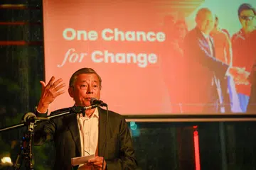 MAHU LEBIH TERBUKA, LEBIH TELUS: Encik George Goh Ching Wah berkata antara perubahan yang ingin beliau lakukan jika terpilih ialah menjadikan pejabat Presiden lebih terbuka dan telus.