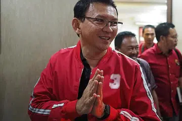 SERTAI RANCANGAN TEMU BUAL: Dalam video yang disiarkan di saluran YouTube rasminya, Panggil Saya BTP, Ahad lalu, Ahok berkata beliau akan menggayakan rancangan temu bualnya mengikut rancangan temu bual lewat malam Amerika Syarikat The Tonight Show Starring Jimmy Fallon. - Foto ZAOBAO
