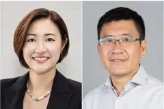 Geraldine Low Jun Ya (kiri) menggantikan Dr Benjamin Koh, yang telah berkhidmat sebagai ketua pegawai eksekutif sementara NEA sejak 1 Jun.