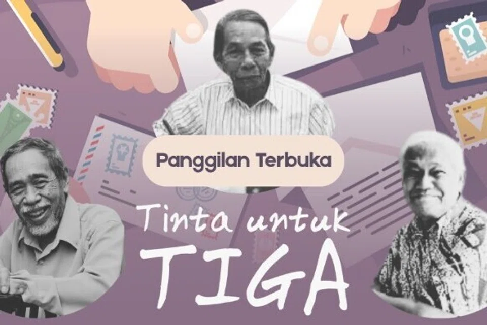 Projek antologi puisi, Tinta untuk Tiga, karya, tiga tokoh asas sastera Melayu, Suratman Markasan, Masuri S. N., Mohamed Latiff Mohamed.