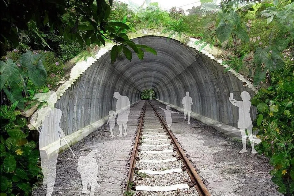 JEJAK ALAM SEMULA JURONG LAMA: Dengan jejak alam sepanjang empat kilometer, pengunjung boleh menghargai alam semula jadi dan unsur warisan Laluan Jurong Lama seperti terowong lama. - Foto NPARKS