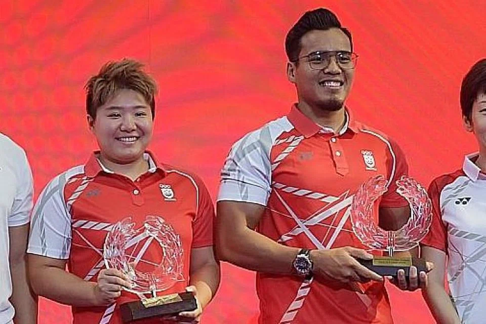 SUMBANGAN DIIKTIRAF: Juara silat dunia Shakir Juanda dan juara renang Sukan Asia Tao Li dimasukkan dalam senarai Dewan Kemasyhuran.