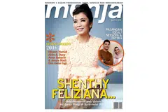 EDISI TERAKHIR: Selebriti Shenthy Feliziana menghiasa muka depan edisi terakhir Manja pada bulan Disember lalu. - Foto MEDIACORP