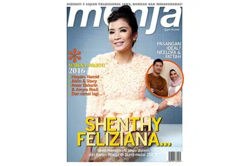 EDISI TERAKHIR: Selebriti Shenthy Feliziana menghiasa muka depan edisi terakhir Manja pada bulan Disember lalu. - Foto MEDIACORP