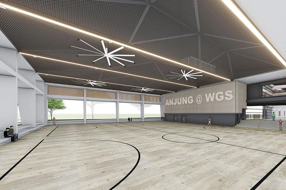 RUANG BESAR: Tapak seluas 2,616 meter persegi, untuk menawarkan acara gaya hidup untuk masyarakat Geylang Serai dan juga sebagai kemudahan untuk sukan, majlis perkahwinan dan acara pameran.