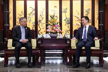 Gan Kim Yong, Han Zheng