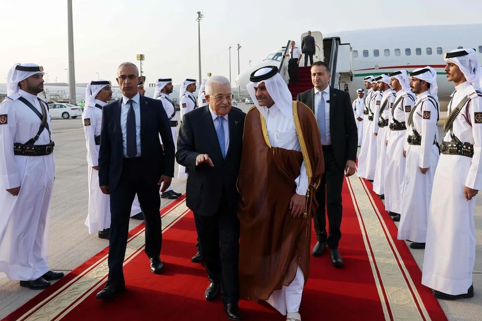  Mahmoud Abbas),  Timbalan Perdana Menteri Qatar, Saoud bin Abdulrahman Al Thani