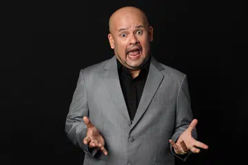 Pelawak dan pelakon Malaysia, Harith Iskander. 
