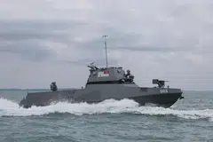 Kapal Tanpa Pemandu (USV) Angkatan Laut Republik Singapura (RSN) sudah beroperasi di perairan Singapura sejak Januari 2025.
