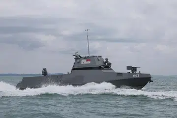 Kapal Tanpa Pemandu (USV) Angkatan Laut Republik Singapura (RSN) sudah beroperasi di perairan Singapura sejak Januari 2025.