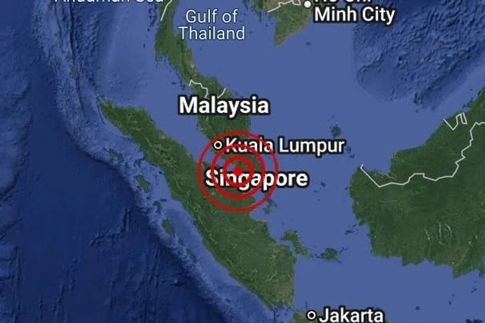 Gempa lemah, magnitud 3.1, Batu Pahat