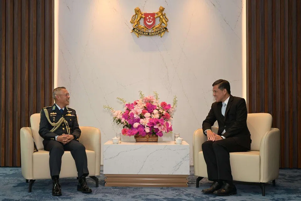 brunei, singapore, tentera udara, chan chun sing, haszabaidi