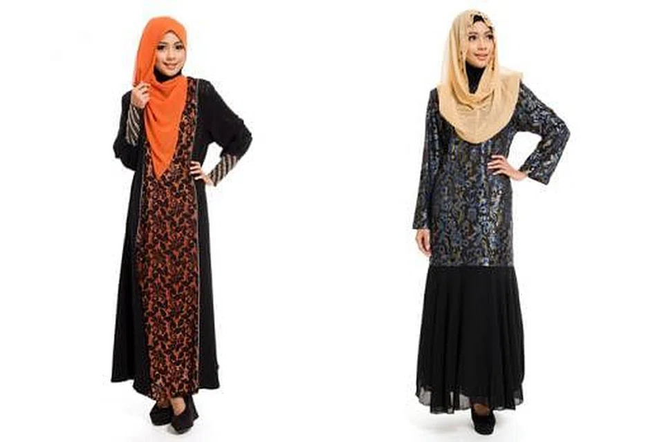 BAKAL MILIK ANDA: Sepasang baju Raya dari Bimla ini berharga $149 setiap satu dan anda boleh memilikinya dengan melanggani akhbar BH. Gambar ini hanyalah hiasan dan baju Raya yang bakal anda miliki mungkin tidak sama seperti dalam gambar ini. - Foto-foto BIMLA ENTERPRISE
