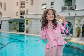 INGIN CAPAI SASARAN: Moza Alyka Baihakki mahu terus mempertingkat diri dalam sukan renang dan memburu pingat emas di temasya Paralimpik 2026.