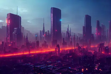 kota futuristik, sajak, mllpc
