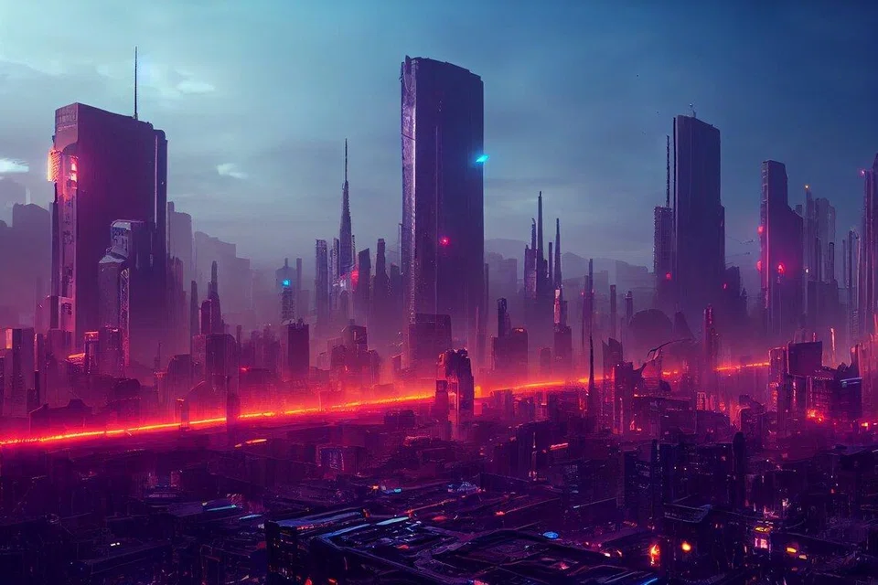 kota futuristik, sajak, mllpc