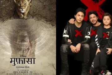 Filem ‘Mufasa: The Lion King’ ibarat projek keluarga bintang Bollywood, Shah Rukh Khan (tengah), yang gembira anak-anaknya, Aryan (kiri) dan AbRam, bersabar dalam proses meminjamkan suara pada kerja seni ini.