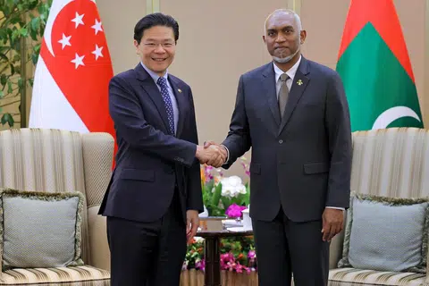 Lawrence Wong, Mohamed Muizzu, maldives