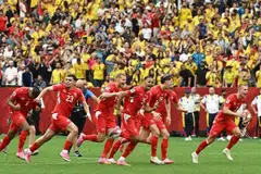 piala dunia, sepakan penalti, suku akhir, Switzerland, Columbia, bola sepak