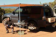 Encik Mohamad Hassanul Aman Mohamad Sulkhi mengubahsuai kenderaan utiliti sukan (SUV) miliknya menjadi van perkhemahan atau ‘camper van’ yang digunakannya untuk bermalam dan mengembara di Australia.