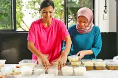 Singapore, mangkuk tingkat, makanan, Ramadan, buka puasa, food delivery