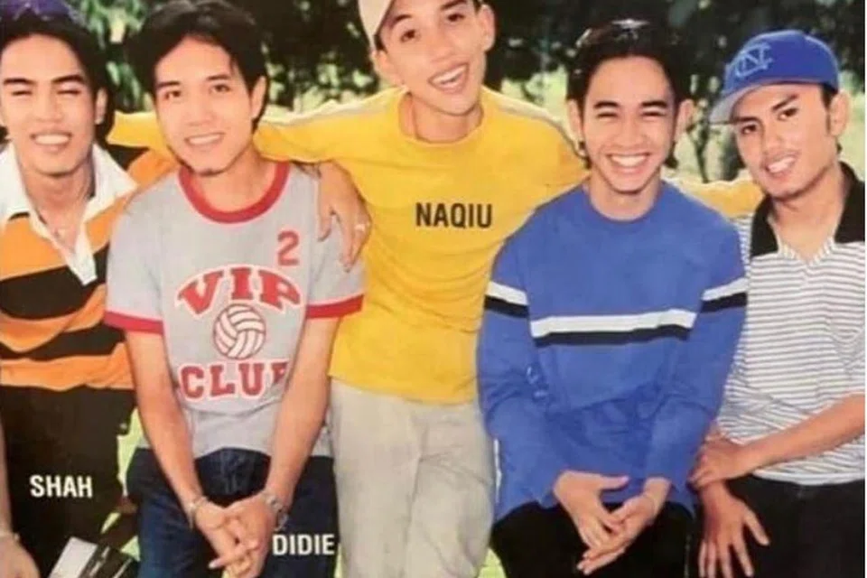 Kumpulan Boboy yang dianggotai (dari kiri) Shah, Didie, Naqiu, Muz dan Zul sempat merakamkan tiga album dari 2001 hingga 2005. 