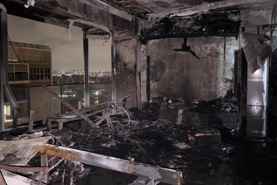 kebakaran, kovan regency, hospital