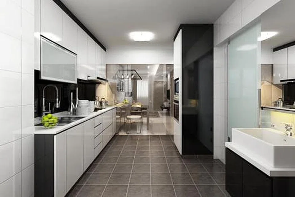 NAMPAK MODEN: Beginilah rupa dapur bertemakan konsep moden yang boleh dilakukan syarikat ubah elok Artisan Space Pte Ltd