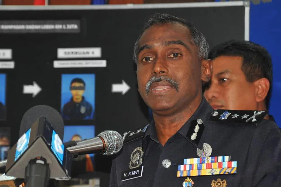 Ketua Polis Johor, Datuk M Kumar.