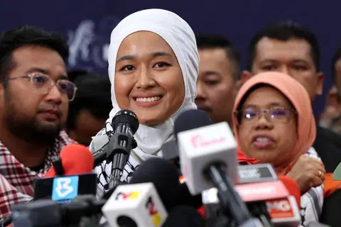 Personaliti media sosial dan aktivis kemanusiaan Globa Sumud Flotilla (GSF), Cik Nur Farahin Romli, 36 tahun.