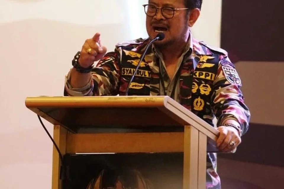 DAKWAAN RASUAH: Menteri Pertanian Indonesia, Encik Syahrul Yasin Limpo telah meletakkan jawatan pada Khamis ketika siasatan giat dijalankan ke atasnya kerana dakwaan terlibat dalam rasuah.