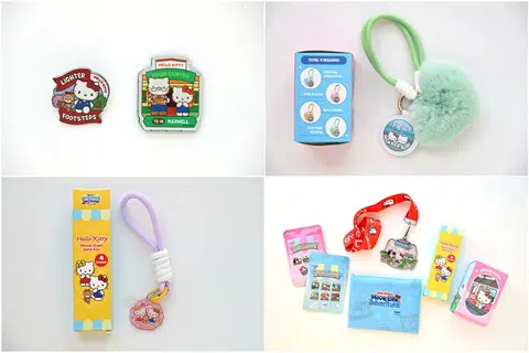 Melalui inisiatif ‘Hello Kitty’s Move Lite Adventure’, duit syiling digital yang diperoleh melalui kuiz, imbasan kod QR dan aktiviti lain boleh digunakan untuk menebus barangan seperti gantungan beg dan pin enamel.