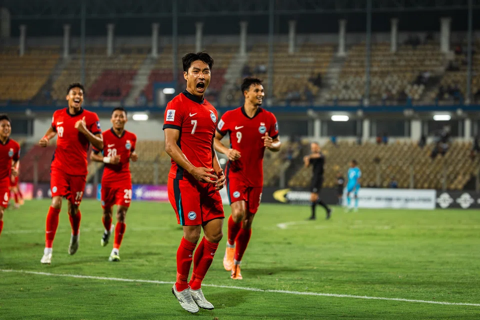 bola sepak, Singapura, India, Kelayakan Piala Asia, Song Ui-young