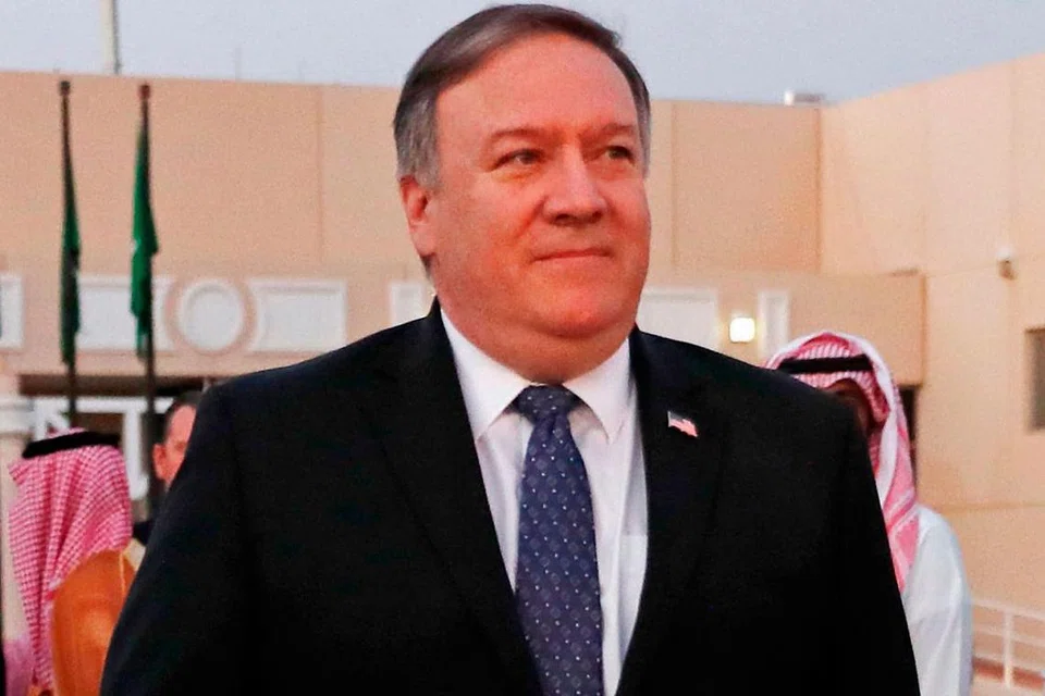 ENCIK MIKE POMPEO: Telah dihantar Presiden Donald Trump ke Arab Saudi berhubung kes kehilangan wartawan Jamal Khashoggi. - Foto AFP