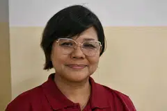 Calon Perikatan Rakyat bagi Pembaharuan (PAR), Cik Sarina Abu Hassan.