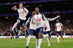 bola sepak, Liga Perdana England, Tottenham Hotspur, Mathys Tel, Randal Kolo Muani, Conor Gallagher, Leeds United