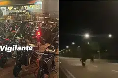 Dalam video yang tular di media sosial Facebook, SG Road Vigilante, beberapa basikal menggunakan kausa (PAB) dan e-skuter kelihatan berlumba pada kelajuan tinggi di beberapa tempat. 