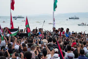 Greta Thunberg, Gaza, kemanusiaan