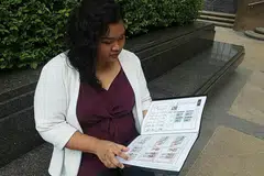 CIK NURFAATIN: Ada kalanya beliau bertanya pada dirinya sendiri sama ada keputusan beliau belajar di luar negara adalah tepat atau sebaliknya. - Foto INIAZ RAHIM