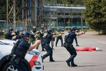 LATIHAN: Pasukan Polis Singapura (SPF) telah menjalankan lebih 90 latihan memerangi pengganasan dan tindak balas krisis lain dengan pelbagai pihak berkepentingan sejak Ogos 2022.