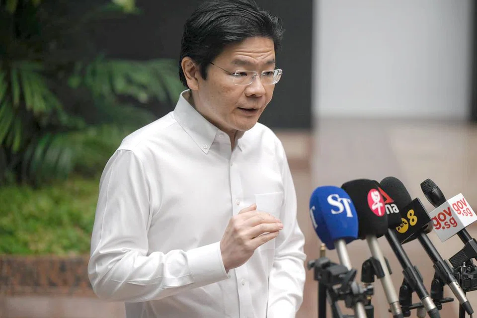 RANCANGAN DITERUSKAN: Encik Lawrence Wong menegaskan peralihan kepimpinan akan tetap berlaku sebelum pilihan raya umum yang harus diadakan sebelum November 2025.