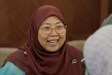 Setiausaha Agung Parti Keadilan Rakyat Dr Fuziah Salleh. 
