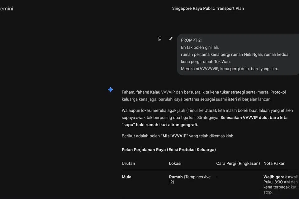 Jika anda dapati ada kekurangan, tidak sukar untuk menyuruh AI untuk perbaiki dan mengubah saranan yang diberi. 