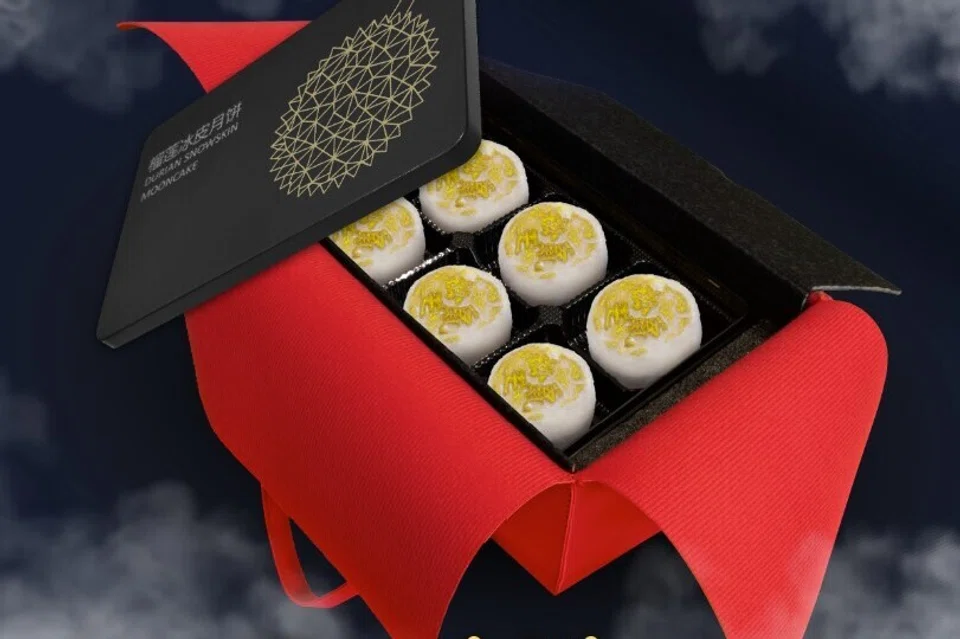 kuih bulan, moon cake, snow skin tupai king, swiss cottage bakery 