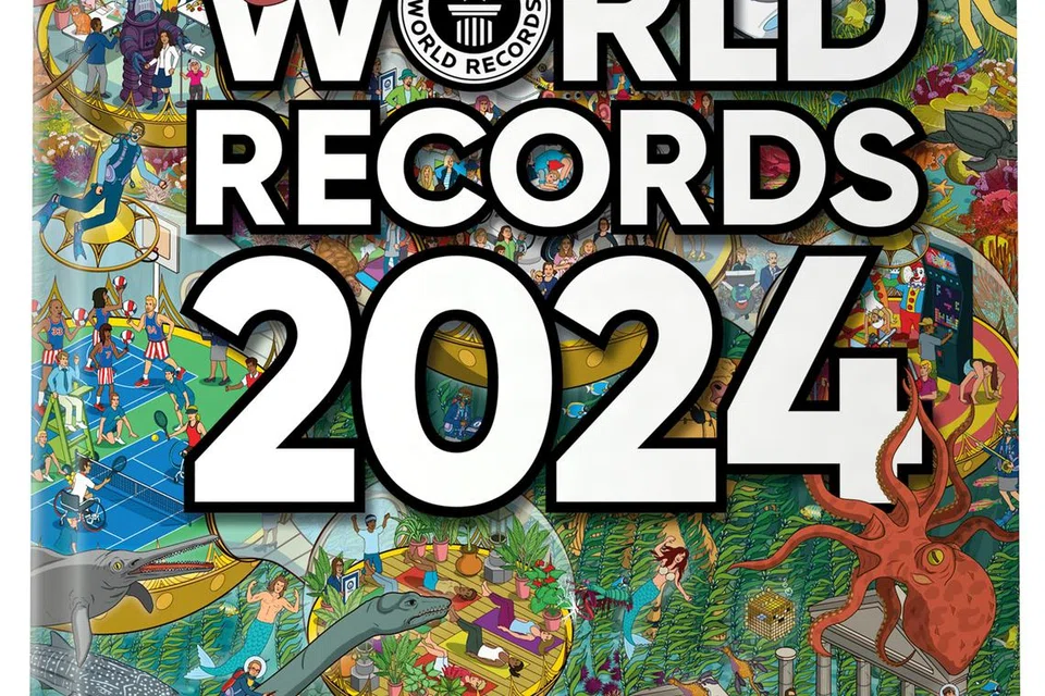 FAKTA MENARIK: Buku ‘Rekod Dunia Guinness 2024’ menampilkan 2,638 pencapaian luar biasa. Antaranya ialah Tommy, seekor lembu jantan Brown Swiss berusia 13 tahun di Massachusetts, Amerika Syarikat, yang memegang rekod sebagai lembu jantan paling tinggi dengan ketinggian 1.87 meter.